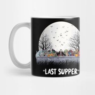 The Last Spooktacular Supper: A Halloween Twist Mug